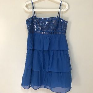 Royal blue dress!